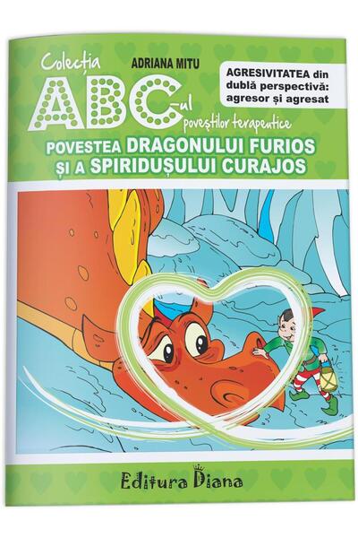 Editura Diana Povestea dragonului furios si a spiridusului curaj