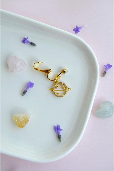 Sacce Scarves&Accessories Planet Figured Holeless Belly Piercing