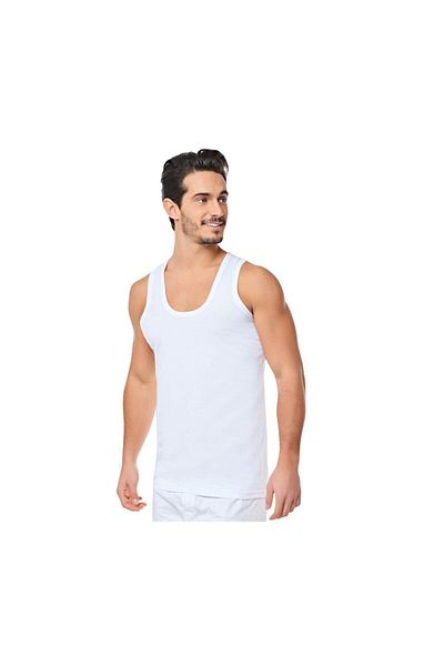 KEYAL Seher 3 Pieces White Color Combed Cotton Undershirt