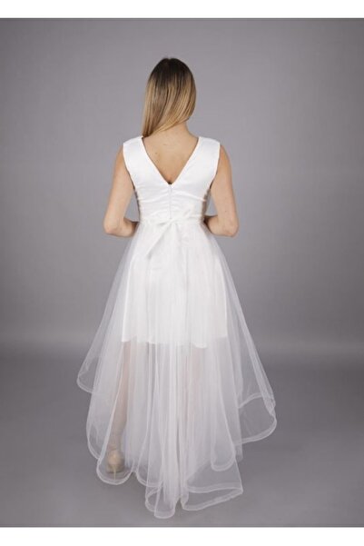 Welike Rochie din tulle cu trena