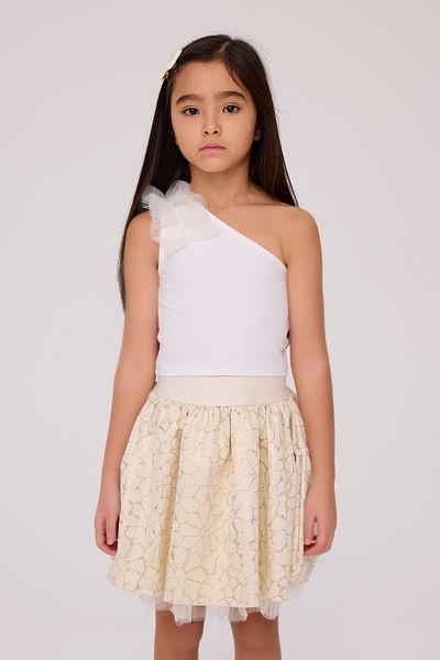 Tyess Girl Ecru Blouse