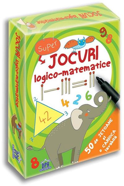 Editura Didactica Publishing House Jocuri logico-matematice, 50 de jetoane, Philip Ki