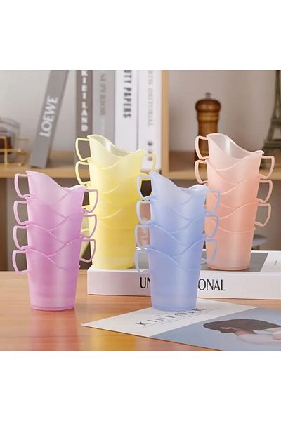 DENİZBİLİŞİM Cardboard Cup Carrying Apparatus Set of 8