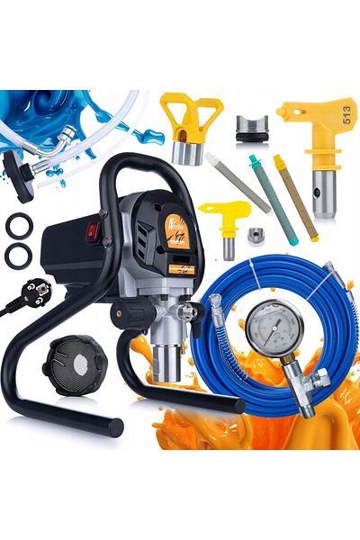 Rosfix Agregat malarski EcoFlow 1200, 1,7L/min, 1200W + Dysza 513 + 3x Filtr 30, 60, 100