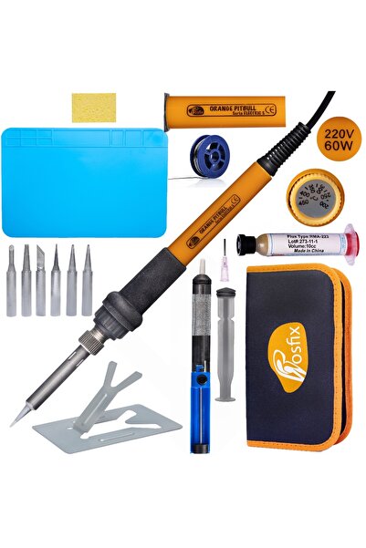 Rosfix Set de instrumente de lipit Electric S 14 în 1, ediție Premium, cu fie...