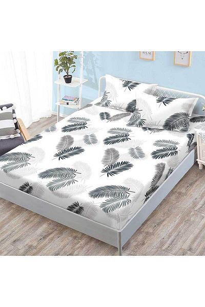Patul Bed cover with elastic + 2 pillowcases, Pucioasa, Double bed 180x200