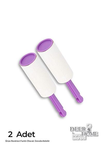 deer home by Pera İstanbul 2Pcs Lint Roller Tape Roller Cat and Dog Hair Collector Roller Clothes Cleaning