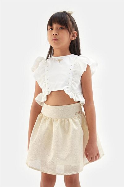 Tyess Girl White Blouse
