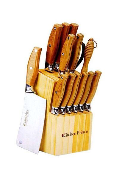 Primo Plus Kitchen Prince 15-Piece Kitchen Knife Set