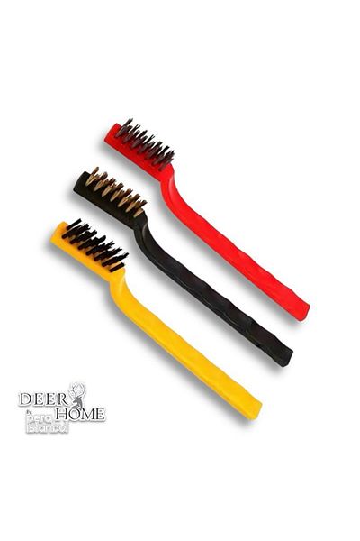 deer home by Pera İstanbul 3Pcs Wire Brush, Kitchen Cleaning Brush, Gas Stove Cleaning Brush, Oil Cleaning Brush,