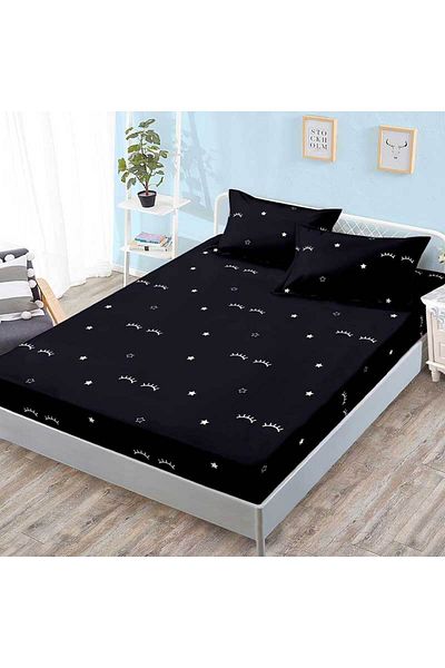 Patul Bed cover with elastic + 2 pillowcases, Pucioasa, Double bed 180x200