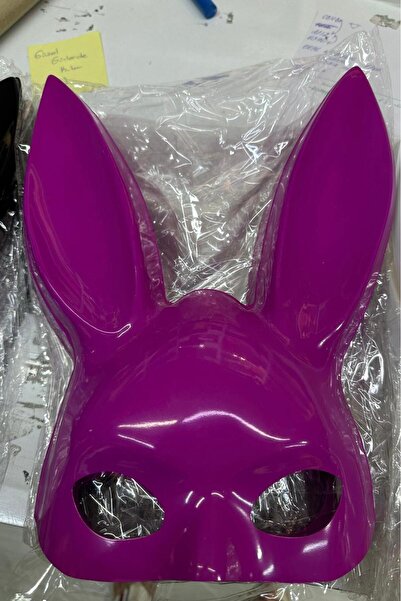 Bikini Mayokini Dünyası Rabbit Tavşan Maske Parlak - Fuşya