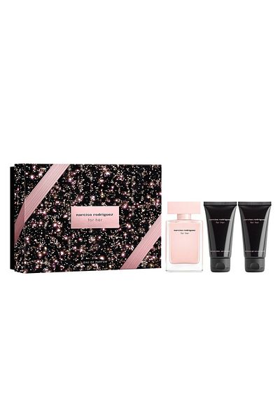 Narciso Rodriguez For Her Gift Set Eau de Parfum, 50 ml + Body Lotion, 50 ml + Shower Gel, 50 ml