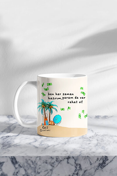 Flipped مذكرات المكتب أنا دائمًا جاهز لكوب كوب