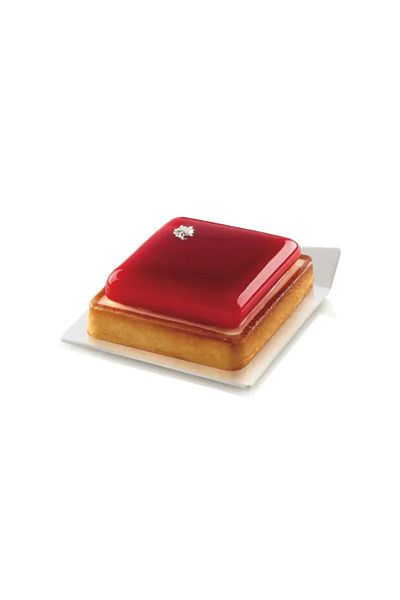 silikomart Set of 100 square single-portion trays, Silikomart, 8.3×8.3 cm