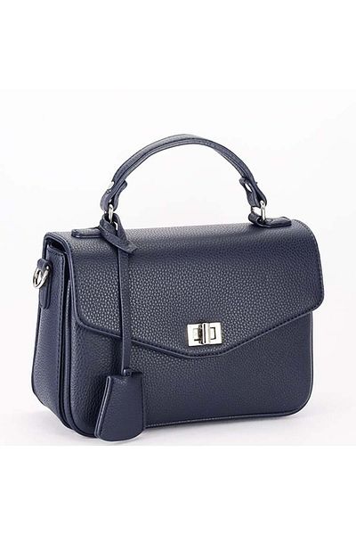 Flora&Co Paris Geantă elegantă bleumarin F6979 M9