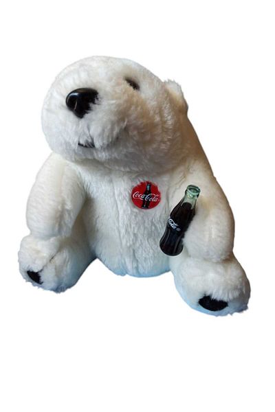 Hureggo Vintage Cola Bottle Plush Teddy Bear Large Size & 17 cm