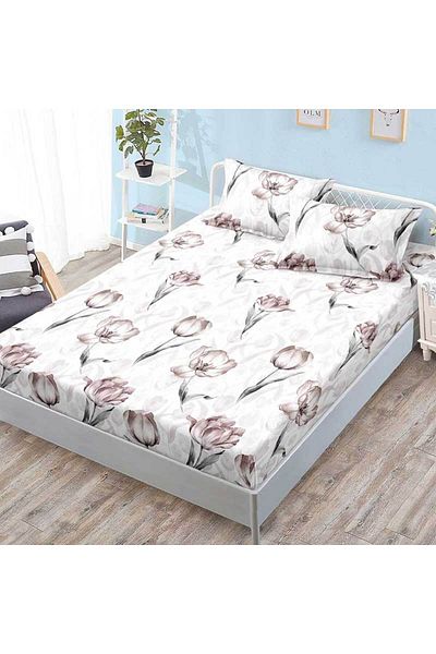Patul Bed cover with elastic + 2 pillowcases, Pucioasa, Double bed 180x200
