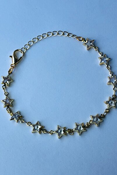 Bonicce Zircon Stone Star Patterned Women's Bracelet