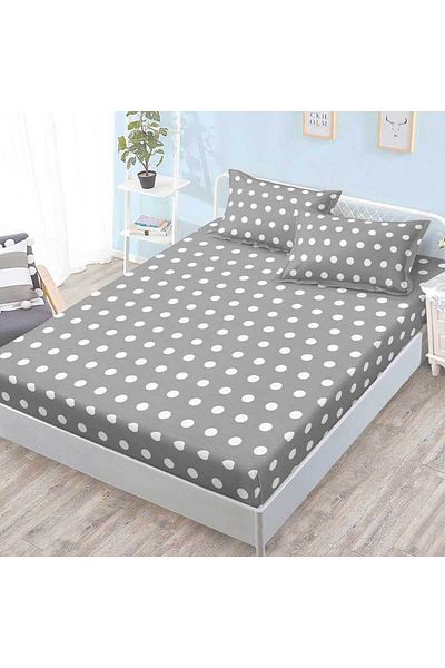Patul Bed cover with elastic + 2 pillowcases, Pucioasa, Double bed 180x200