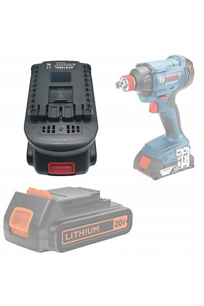 Rosfix Adapter / Konwerter akumulatora Black&Decker / Stanley 18V do Bosch 18V (BPS18BSL)