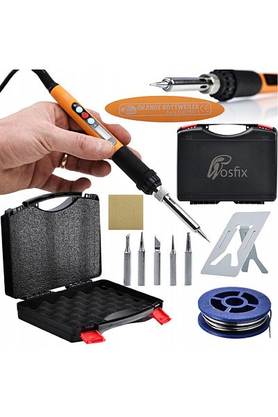 Rosfix Zestaw Narzędzi Lutowniczych Electric S 12w1 Premium Edition z Lutownicą OR60W PE9