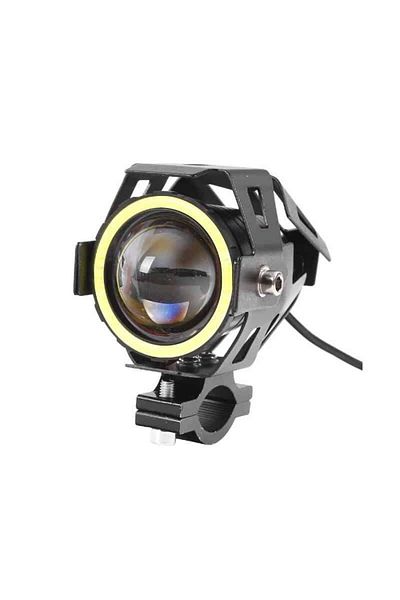 BGRJ Automotive Motorcycle, ATV, Off Road LED projector, with angel eye, 2 phases and strobe mode