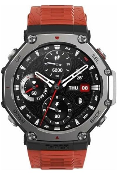 Amazfit T-Rex 3 Rugged/Military Smart Watch 48mm, 27 Day Battery, GPS (with Privacy), Offline Maps,