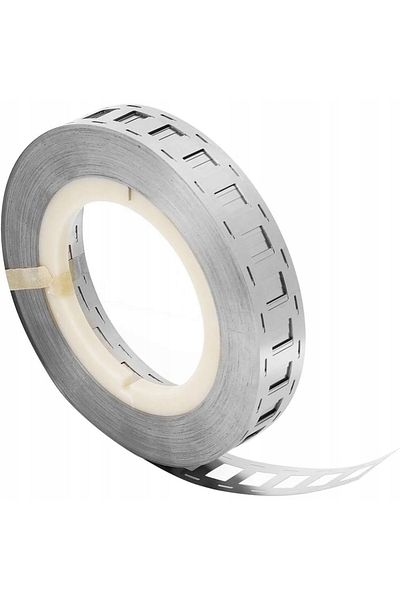 Rosfix Taśma niklowana 67,5x0,15mm 4p - drabinka do zgrzewania ogniw (Niklowana blacha stalowa) 1mb.