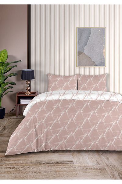 Evim Glame 100% Cotton Akfil Cotton Single Duvet Cover Set 160X220Cm Dark Powder