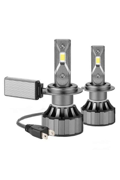 BGRJ Automotive H7 Canbus 120W LED bulbs, cold white light, 12000 lumens, error free