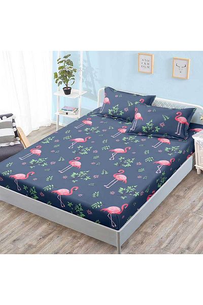 Patul Bed cover with elastic + 2 pillowcases, Pucioasa, Double bed 180x200