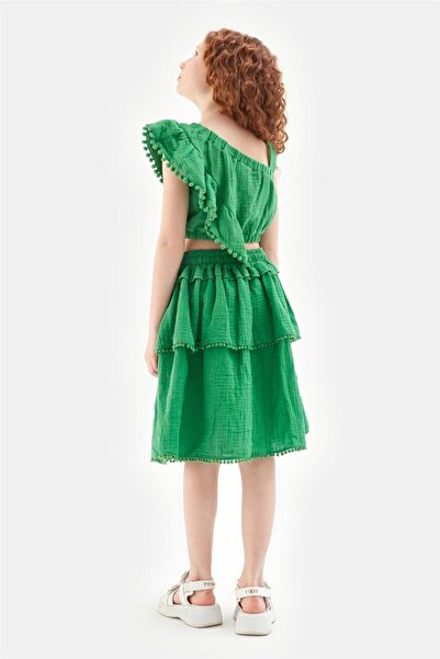 Tyess Girl Green Blouse