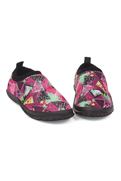 KAJILA Women's Pink Non-Slip Sole Ergonomically Designed Durable Beach, Pool, Sea Shoes