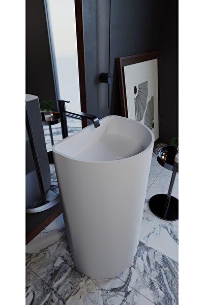 CORİAN AKRİLİK Monoblok Cordoba Corian Banyo Lavabosu