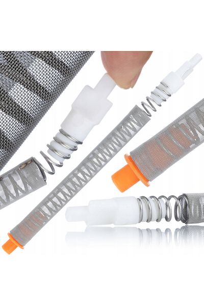 Rosfix Filtr paluszkowy FTX 100 mesh, czerwony do agregatu malarskiego Graco / Airlessco + Filtr