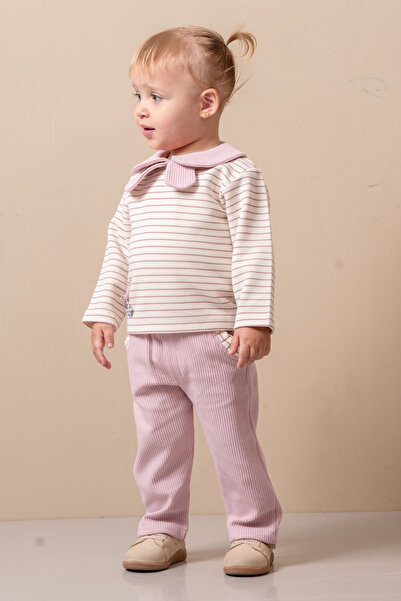 JNF kids Baby Girl Bebe Collar Double Comfortable Set