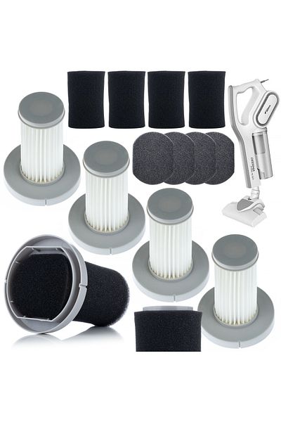 Rosfix Set filtre (4x filtru principal + 4x filtru spumă) pentru aspiratoarele Deerma Dx700 Dx700S