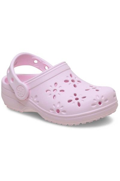 Crocs Saboți Clogs Classic Toddler Floral Cut-Out Clog 25-26 EU - C9 US Roz - Pink Milk