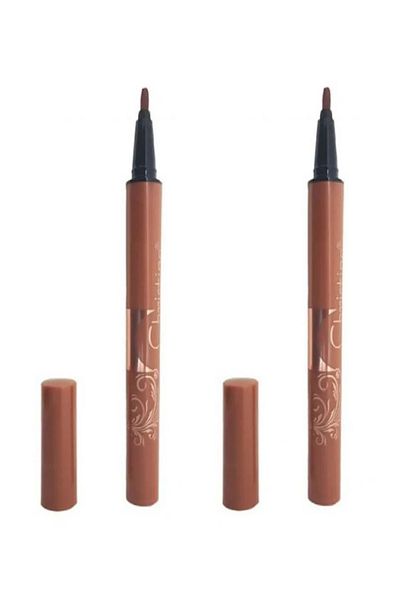 Christine 2-piece Light Brown 4ml Waterproof Tattoo Eyebrow Pencil for Eyebrows