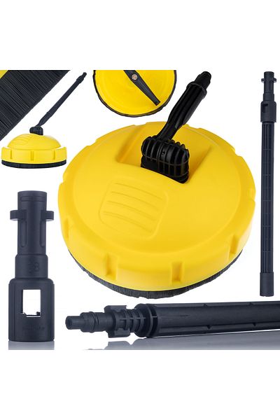 Rosfix Szczotka do mycia kostki T-racer do myjek Karcher, Black & Decker, Lavor, VAX oraz Bosh AQT