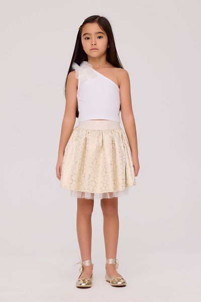 Tyess Girl Ecru Blouse