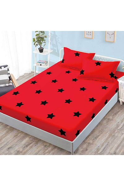Patul Bed cover with elastic + 2 pillowcases, Pucioasa, Double bed 180x200