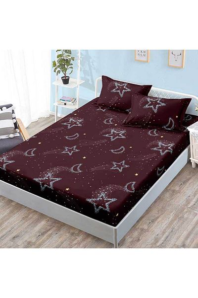 Patul Bed cover with elastic + 2 pillowcases, Pucioasa, Double bed 180x200