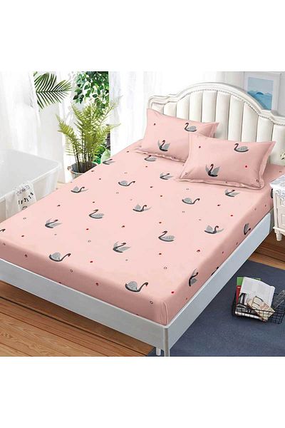 Patul Bed cover with elastic + 2 pillowcases, Pucioasa, Double bed 180x200