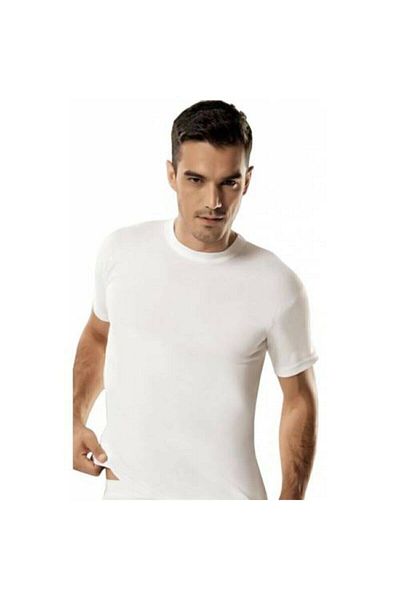 KEYAL Men's White Crew Neck Undershirt 3-Piece