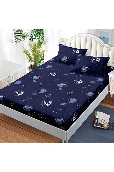 Patul Bed cover with elastic + 2 pillowcases, Pucioasa, Double bed 180x200