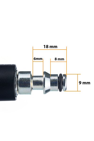 Rosfix Wąż wysokociśnieniowy 10m M22-QC Lavor Quick Connect do myjki ciśnieniowej