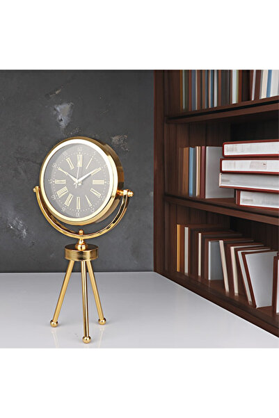 Kosova Tripod Mini Saat Roma Gold 46X26 Cm PLN-0021