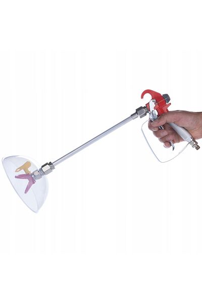 Rosfix Set Pistol Vopsire cu Apărătoare Anti-strop pentru Agregat